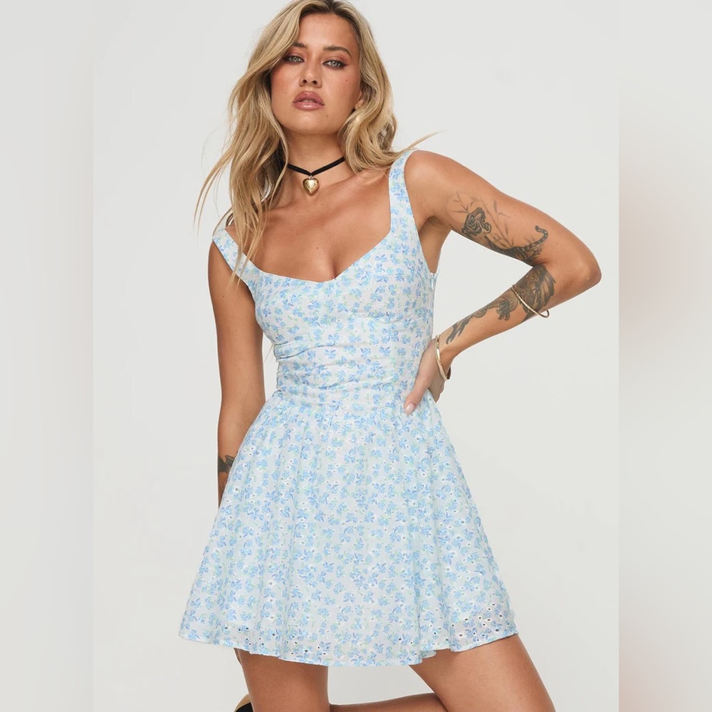 NWT Princess Polly blue floral dress